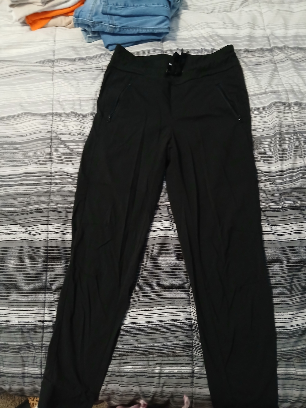 Velocity Black Women's Drawstring Track Pants